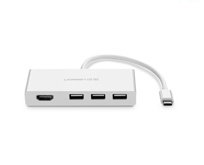 Ugreen Type C to HDMI+3 port USB 3.1 converter 15cm MM132(40374) GK